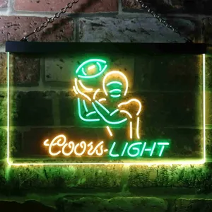 Coors Light Football Neon-Like LED Sign