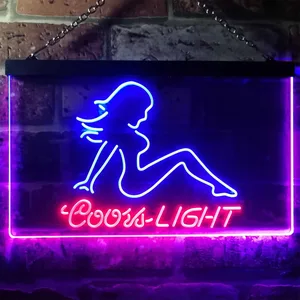 Coors Light Girl 2 Neon-Like LED Sign