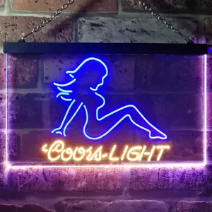Coors Light Girl 2 Neon-Like LED Sign