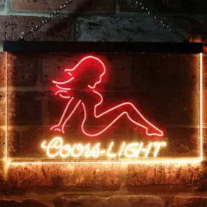 Coors Light Girl 2 Neon-Like LED Sign