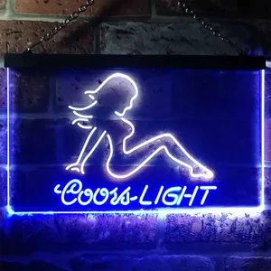 Coors Light Girl 2 Neon-Like LED Sign