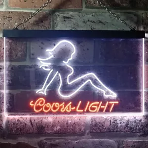 Coors Light Girl 2 Neon-Like LED Sign