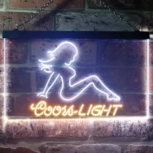 Coors Light Girl 2 Neon-Like LED Sign