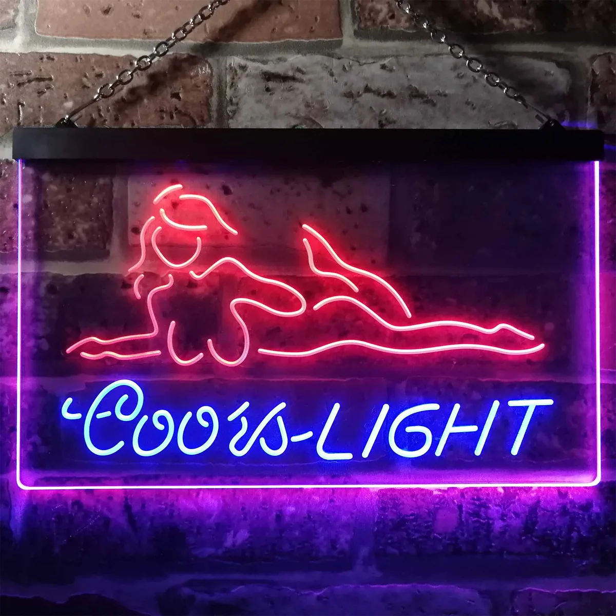 Coors Light Girl 3 Neon-Like LED Sign