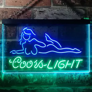 Coors Light Girl 3 Neon-Like LED Sign