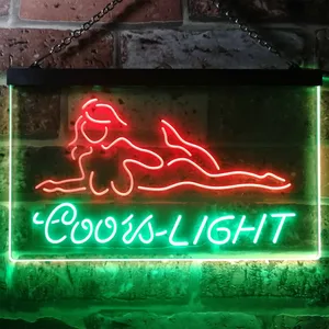 Coors Light Girl 3 Neon-Like LED Sign