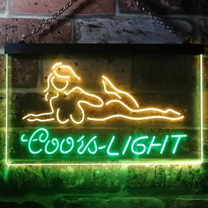 Coors Light Girl 3 Neon-Like LED Sign