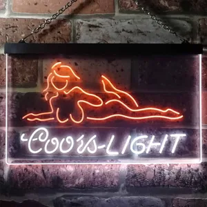 Coors Light Girl 3 Neon-Like LED Sign