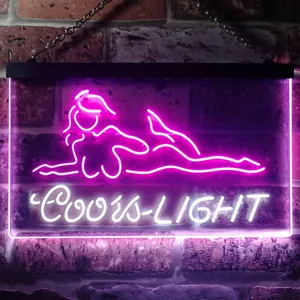 Coors Light Girl 3 Neon-Like LED Sign