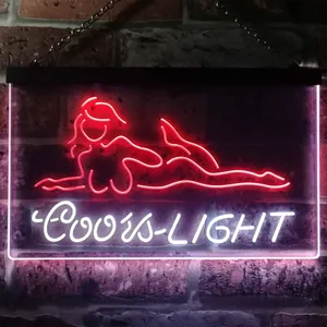 Coors Light Girl 3 Neon-Like LED Sign