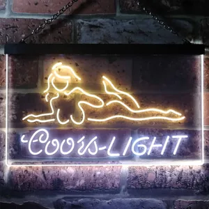 Coors Light Girl 3 Neon-Like LED Sign