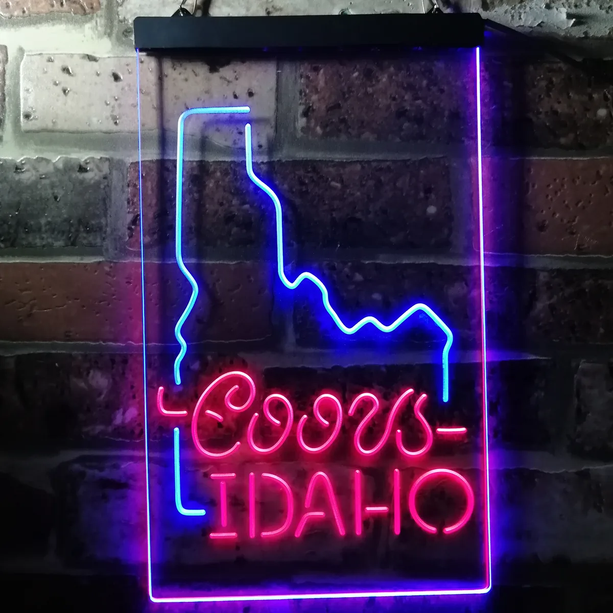 Coors Light - Idaho Map Neon-Like LED Sign
