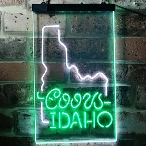 Coors Light - Idaho Map Neon-Like LED Sign