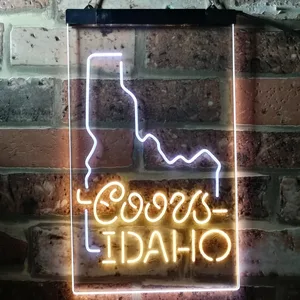 Coors Light - Idaho Map Neon-Like LED Sign
