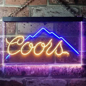 Coors Light Mountain 2 Neon-Like LED Sign