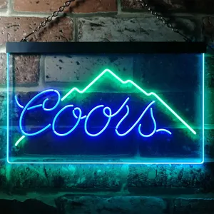 Coors Light Mountain 2 Neon-Like LED Sign