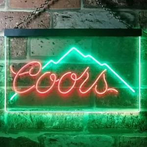 Coors Light Mountain 2 Neon-Like LED Sign