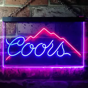 Coors Light Mountain 2 Neon-Like LED Sign