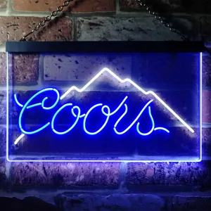 Coors Light Mountain 2 Neon-Like LED Sign