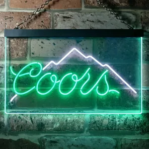Coors Light Mountain 2 Neon-Like LED Sign