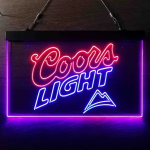 Coors Light Mountain 3 Neon-Like LED Sign