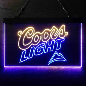 Coors Light Mountain 3 Neon-Like LED Sign