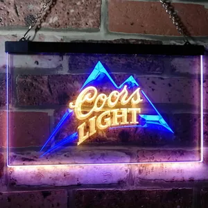 Coors Light Mountain Neon-Like LED Sign