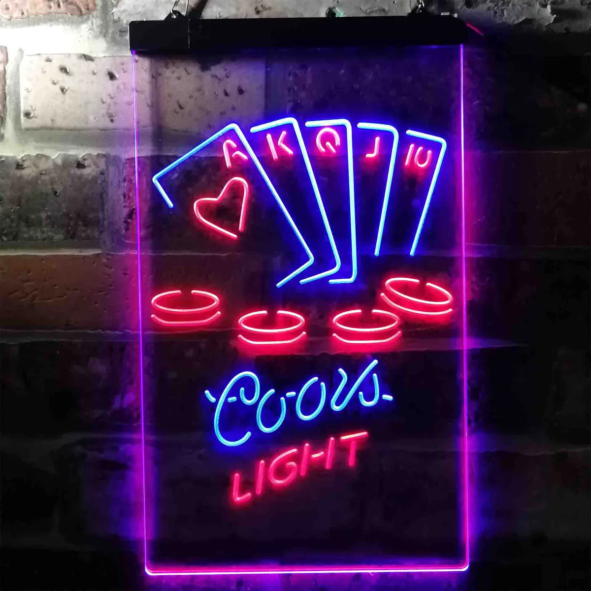Coors Light Poker Ace Series Neon-Like LED Sign