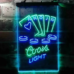 Coors Light Poker Ace Series Neon-Like LED Sign