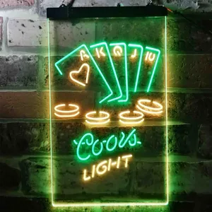 Coors Light Poker Ace Series Neon-Like LED Sign