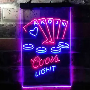 Coors Light Poker Ace Series Neon-Like LED Sign