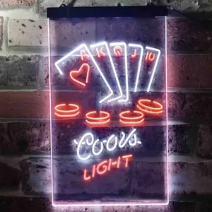 Coors Light Poker Ace Series Neon-Like LED Sign