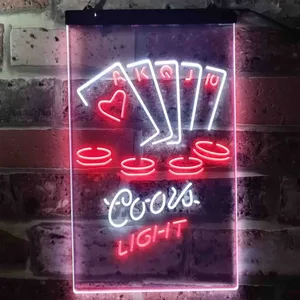 Coors Light Poker Ace Series Neon-Like LED Sign