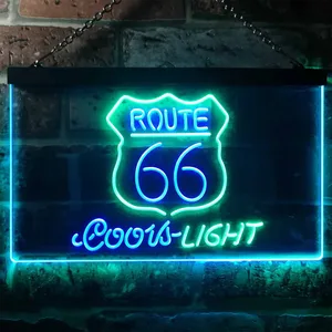 Coors Light Route 66 Neon-Like LED Sign