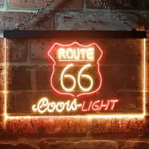 Coors Light Route 66 Neon-Like LED Sign