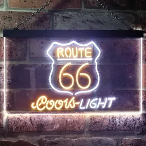 Coors Light Route 66 Neon-Like LED Sign