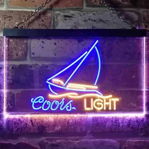 Coors Light Sailboat 2 Neon-Like LED Sign