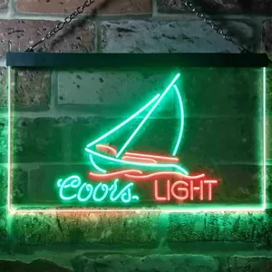 Coors Light Sailboat 2 Neon-Like LED Sign