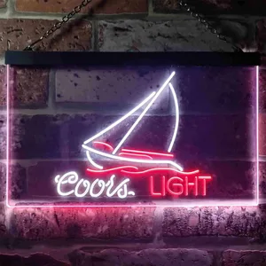 Coors Light Sailboat 2 Neon-Like LED Sign