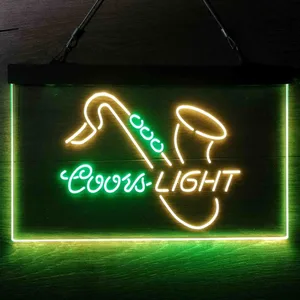 Coors Light Saxophone 2 Neon-Like LED Sign