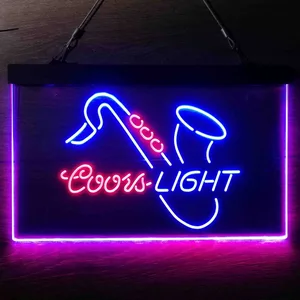 Coors Light Saxophone 2 Neon-Like LED Sign