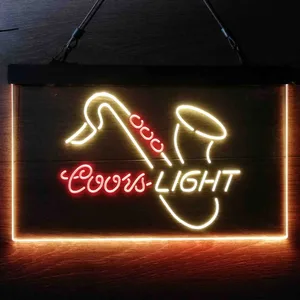 Coors Light Saxophone 2 Neon-Like LED Sign