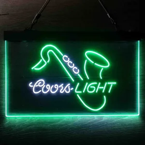 Coors Light Saxophone 2 Neon-Like LED Sign