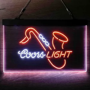 Coors Light Saxophone 2 Neon-Like LED Sign