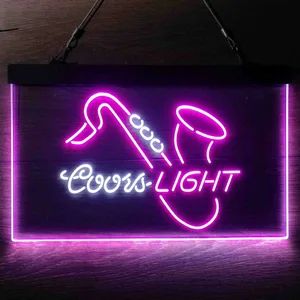 Coors Light Saxophone 2 Neon-Like LED Sign
