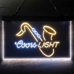 Coors Light Saxophone 2 Neon-Like LED Sign