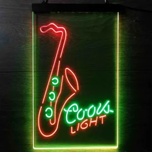 Coors Light Saxophone Neon-Like LED Sign