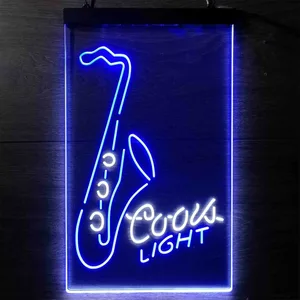 Coors Light Saxophone Neon-Like LED Sign