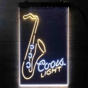 Coors Light Saxophone Neon-Like LED Sign