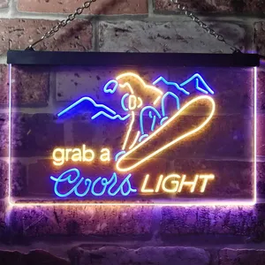 Coors Light Ski Neon-Like LED Sign